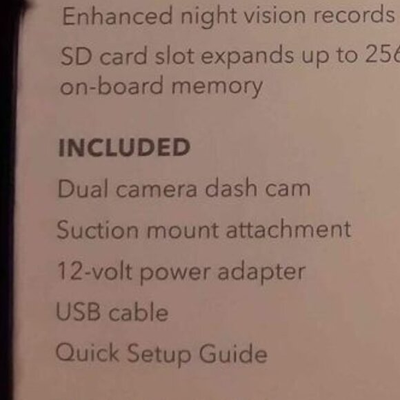 Insignia Full HD Dual Camera Dash Cam Comes With 128GB Scandisk - Picture 4 of 5